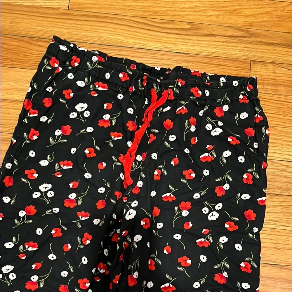 Victoria’s  Secret Floral Black Pajama Pants